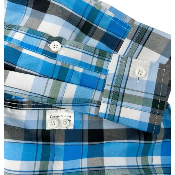 Classic Collection Mens Long Sleeve Plaid Shirt - Regular Fit - Size XL - Picture 3 of 6